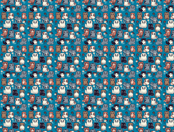 Kawaii Cat Family