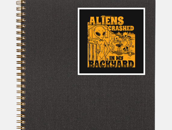 Aliens Crashed In My Backyard