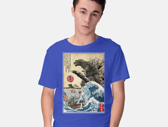 Straw Hat Pirates Meet Godzilla