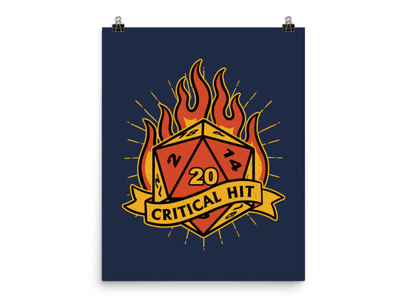 RPG Fire Dice Tattoo