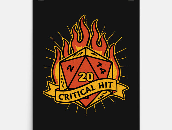 RPG Fire Dice Tattoo