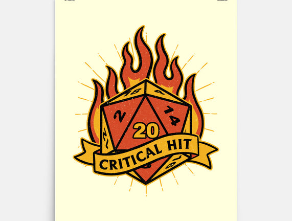 RPG Fire Dice Tattoo