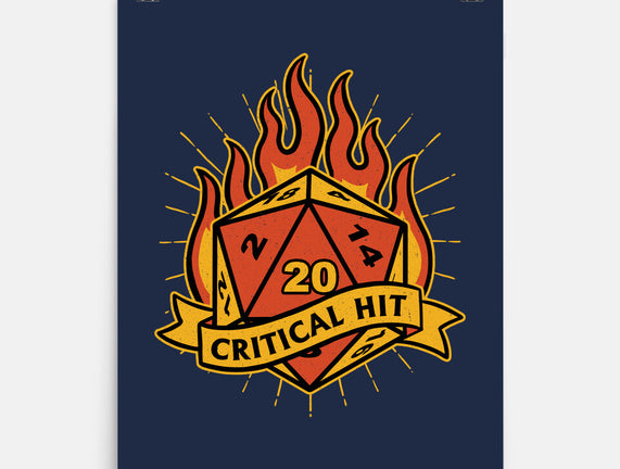 RPG Fire Dice Tattoo