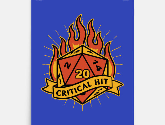 RPG Fire Dice Tattoo