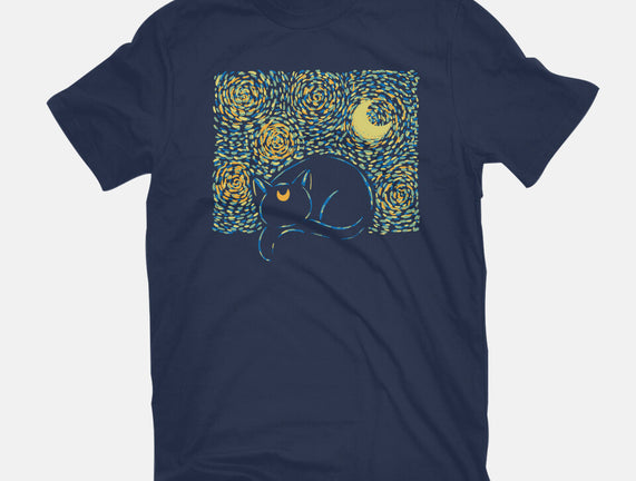 Starry Cat Art