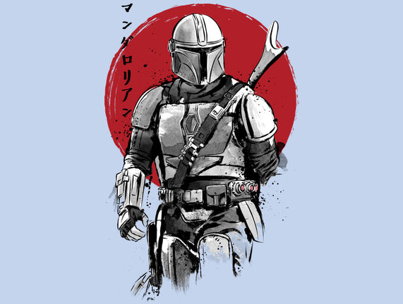 Mandalorian Bounty Hunter Sumi-e