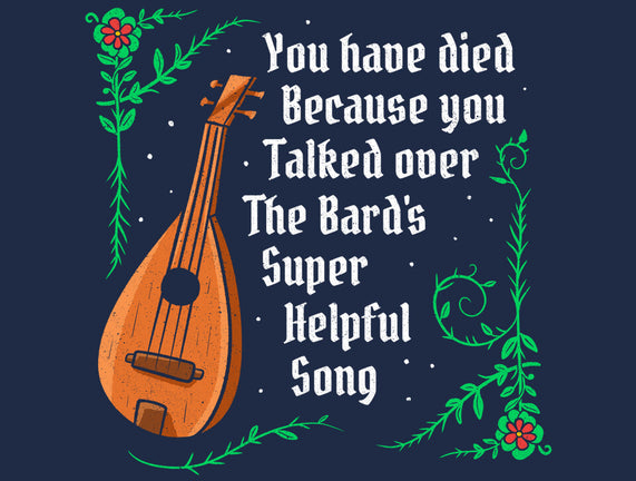 Talking Over The Bard