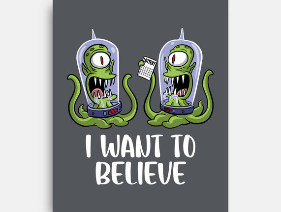 I Want To Believe In The Lottery