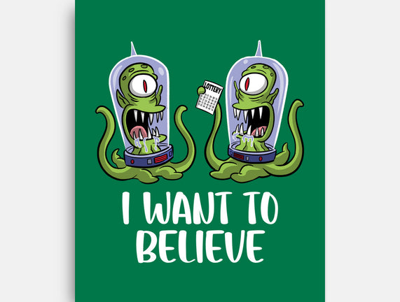 I Want To Believe In The Lottery