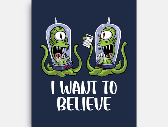 I Want To Believe In The Lottery