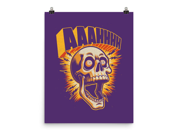 Skull Anxiety Scream
