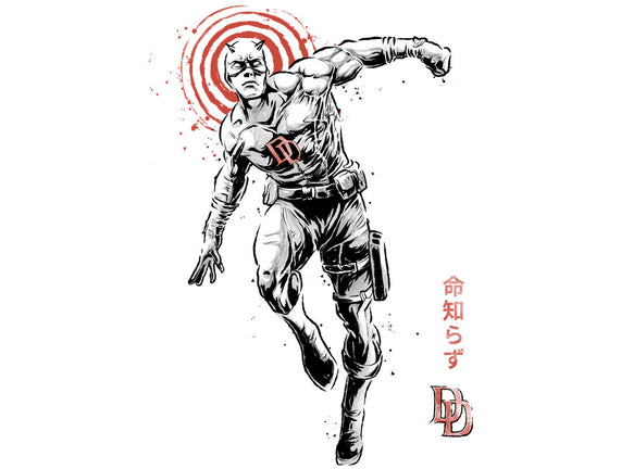 Scarlet Vigilante Sumi-E