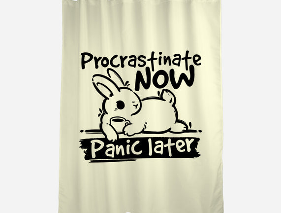Procrastinate Now Panic Later