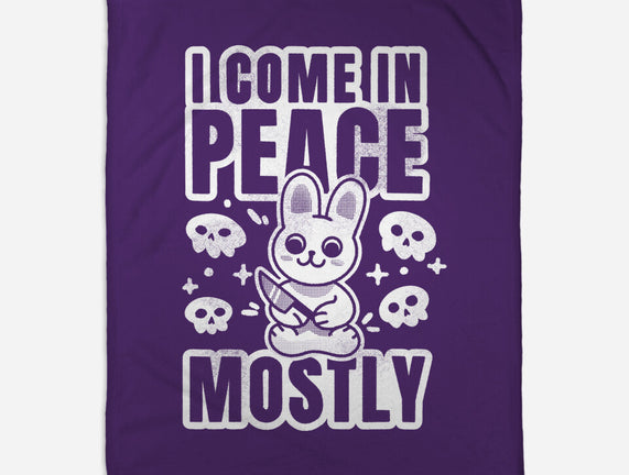 I Come In Peace Mostly
