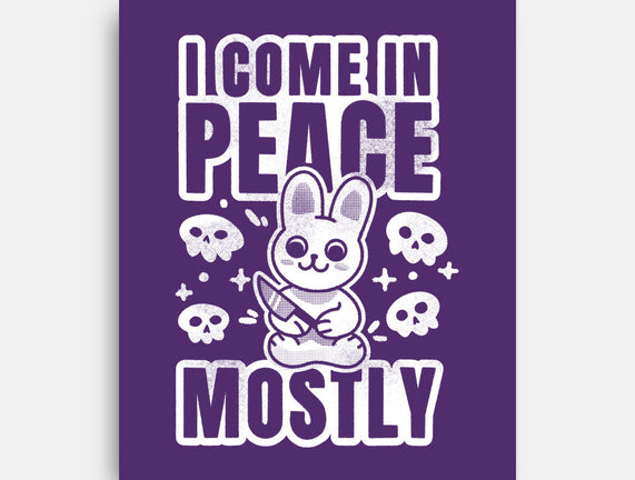 I Come In Peace Mostly