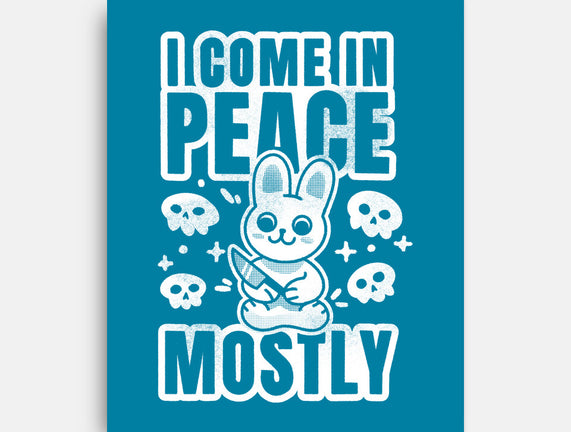 I Come In Peace Mostly
