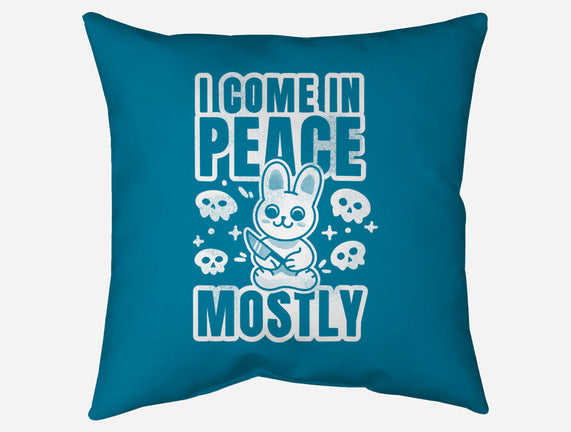 I Come In Peace Mostly