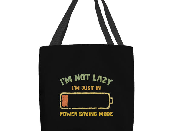 I'm In Power Saving Mode