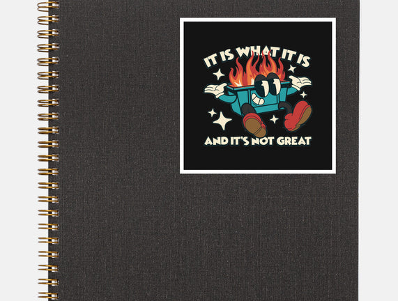 And It's Not Great
