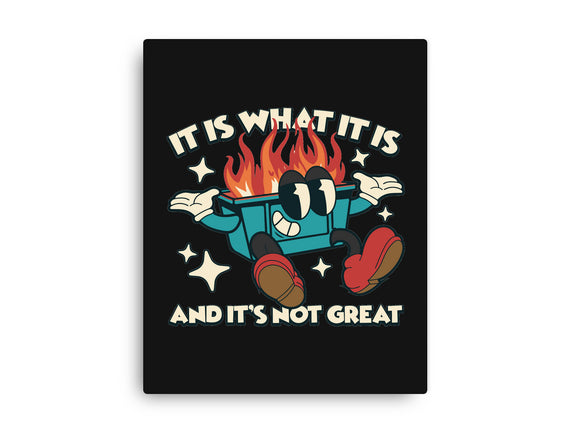And It's Not Great