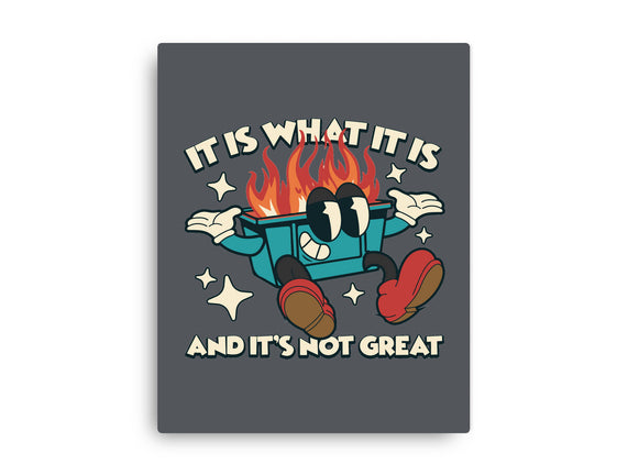 And It's Not Great