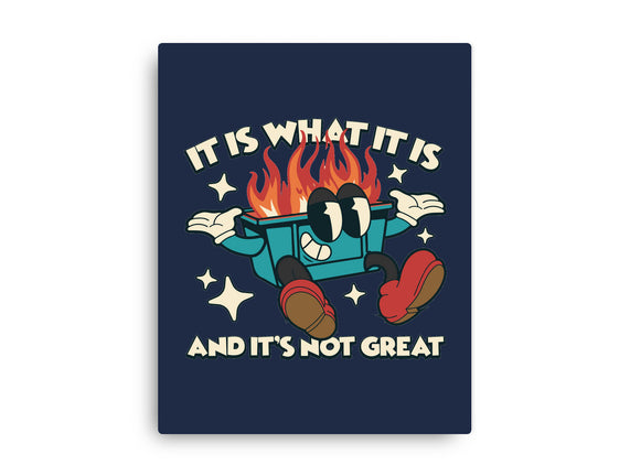 And It's Not Great