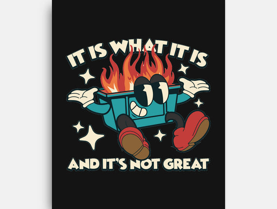 And It's Not Great