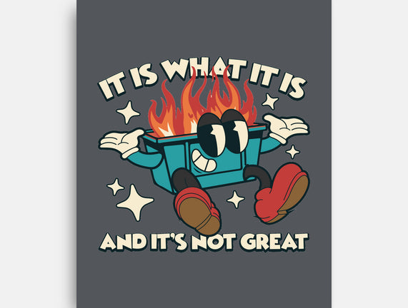 And It's Not Great