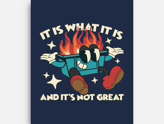 And It's Not Great