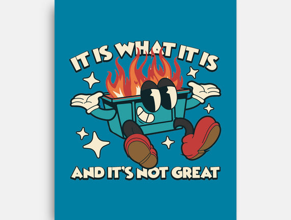 And It's Not Great