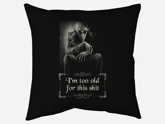 Nosferatu Is Too Old