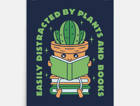 Easily Distracted By Plants And Books
