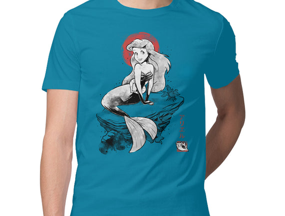 Queen Of The Wave Sumi-e