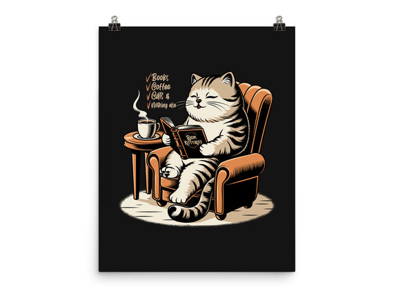 Books Coffee And Cats