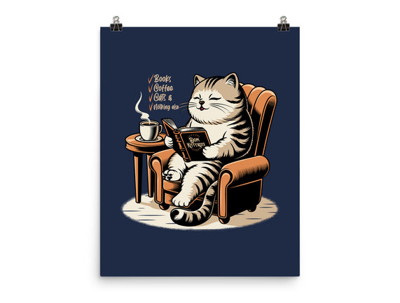 Books Coffee And Cats