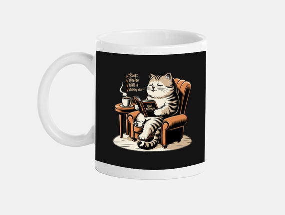 Books Coffee And Cats