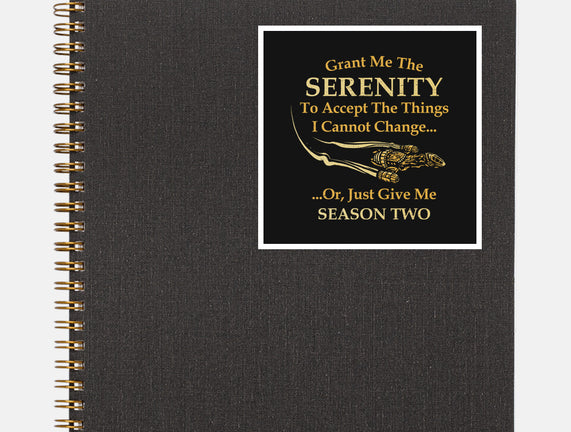 Grant Me The Serenity