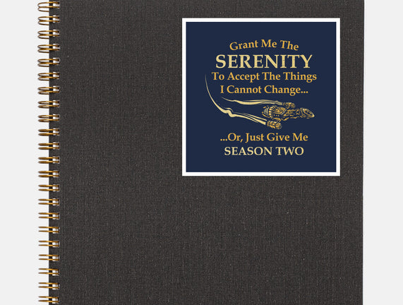 Grant Me The Serenity