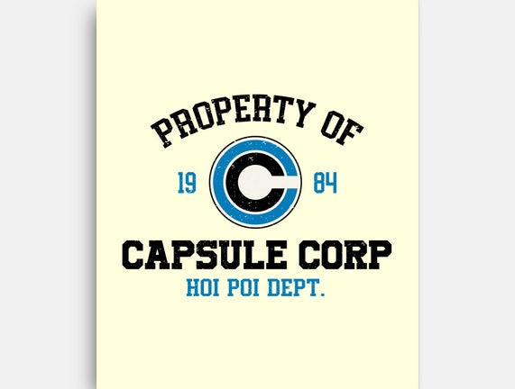 Property Of Capsule Corp