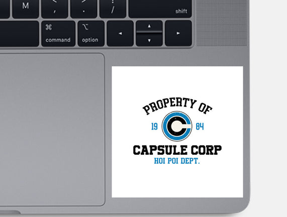 Property Of Capsule Corp