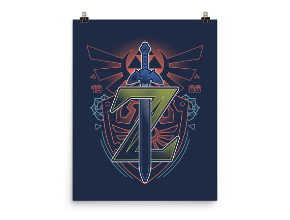 Neon Lineart Legendary Emblem