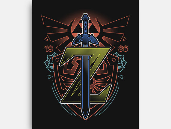 Neon Lineart Legendary Emblem