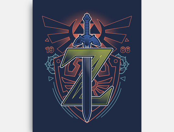 Neon Lineart Legendary Emblem