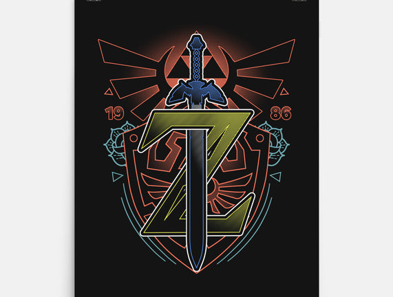 Neon Lineart Legendary Emblem