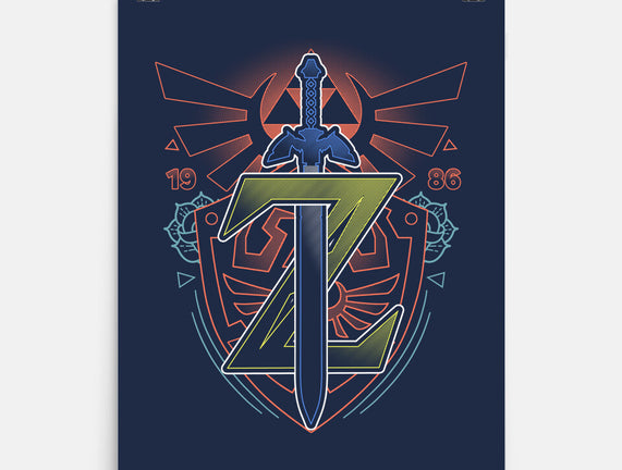 Neon Lineart Legendary Emblem