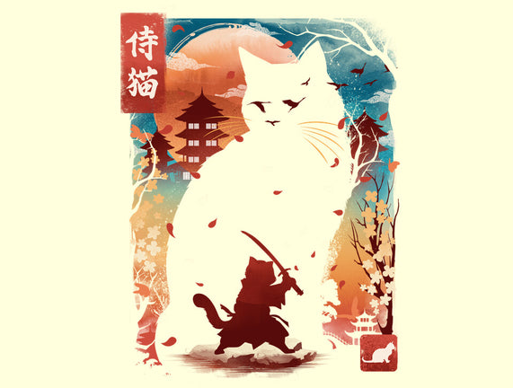 Samurai Cat Landscape