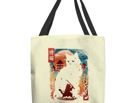 Samurai Cat Landscape