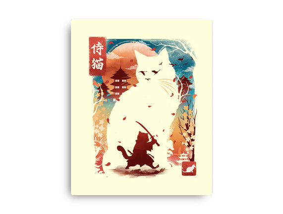 Samurai Cat Landscape