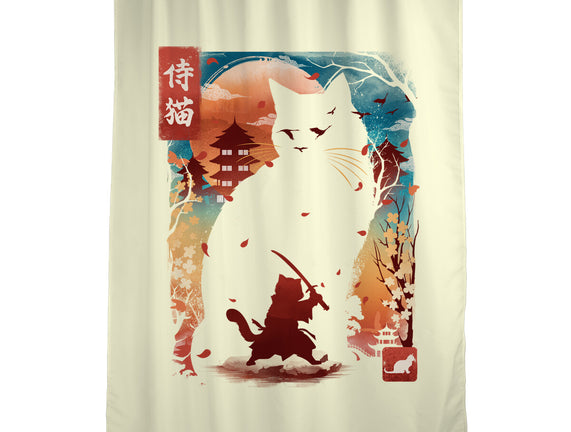 Samurai Cat Landscape
