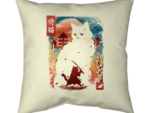 Samurai Cat Landscape